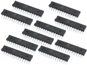 26017 | 10 x Atmega328P with bootloader DIP-28 for Arduino UNO R3
