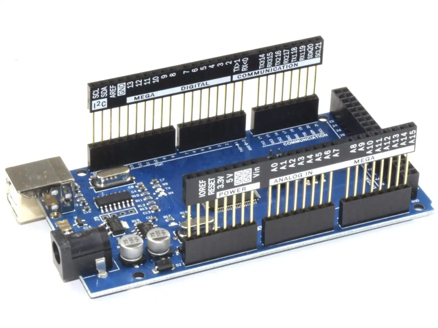 26767 | 3 Sets of Stackable MEGA2560 Headers With Signal Print
