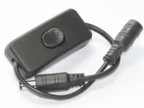 26785 | In-Line DC Power Switch with Barrel Connector 2.1/5.5mm