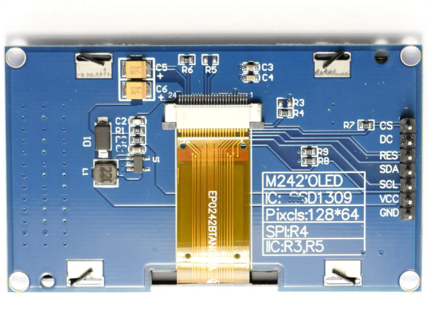 26787 | 2.42 inch OLED Graphic Display SSD1309 128x64 SP