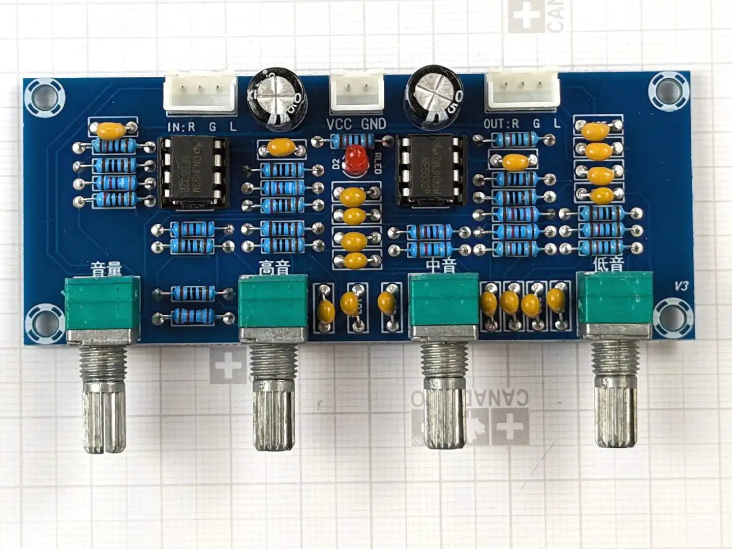 26851 | Hi-Fi Audio Preamplifier and Tone Control NE5532
