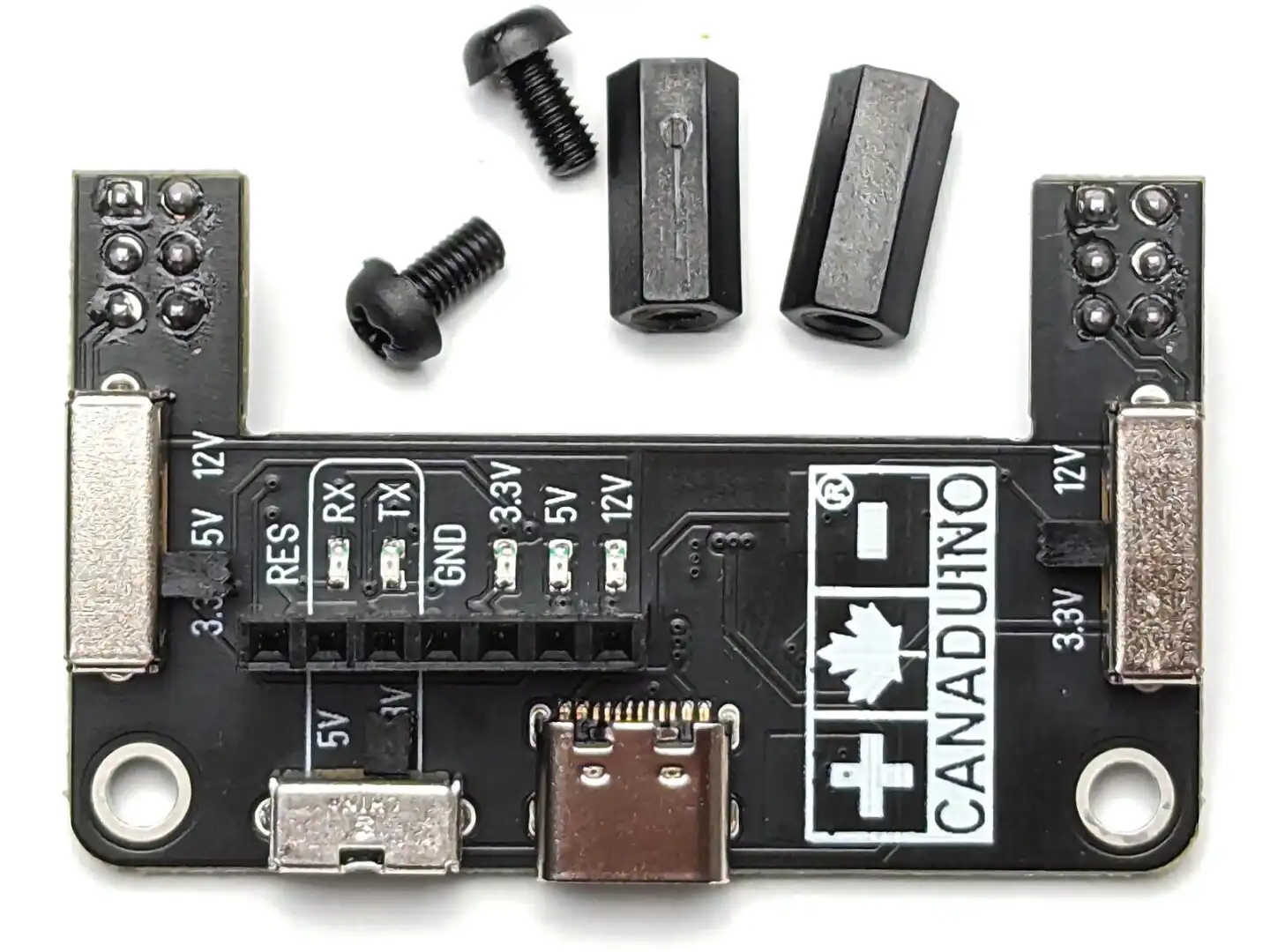 26867 | CANADUINO Breadboard Power Supply 3.3V, 5V, 12V with USB TTL UART