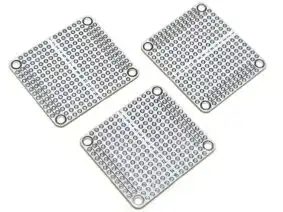 26876 | CANADUINO® Permanent Breadboard S - 224 Tie Points - Set of 3