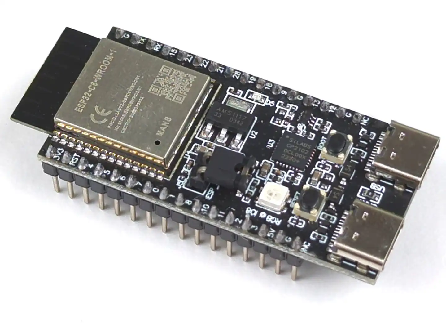 26930 | ESP32-C6-DevKitC-1 V1.2 with 8MB SPI Flash Wi-Fi 6 + BT BLE