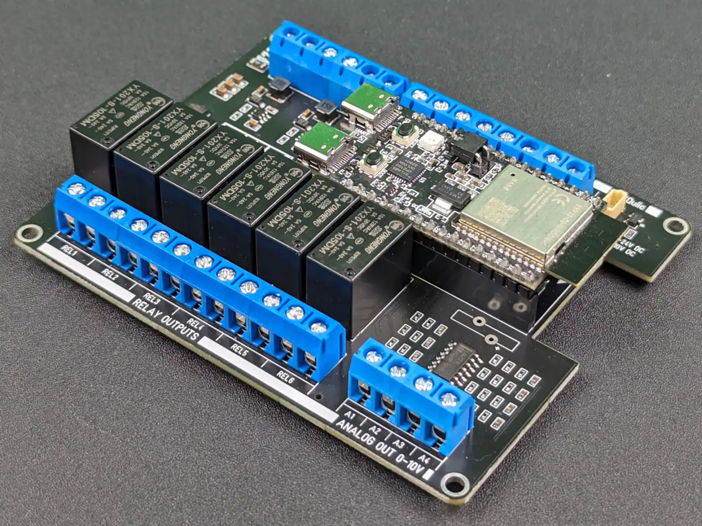 26942 | CANADUINO ESP32 PLC-100 V1 (for ESP32-C6-DevKitC)