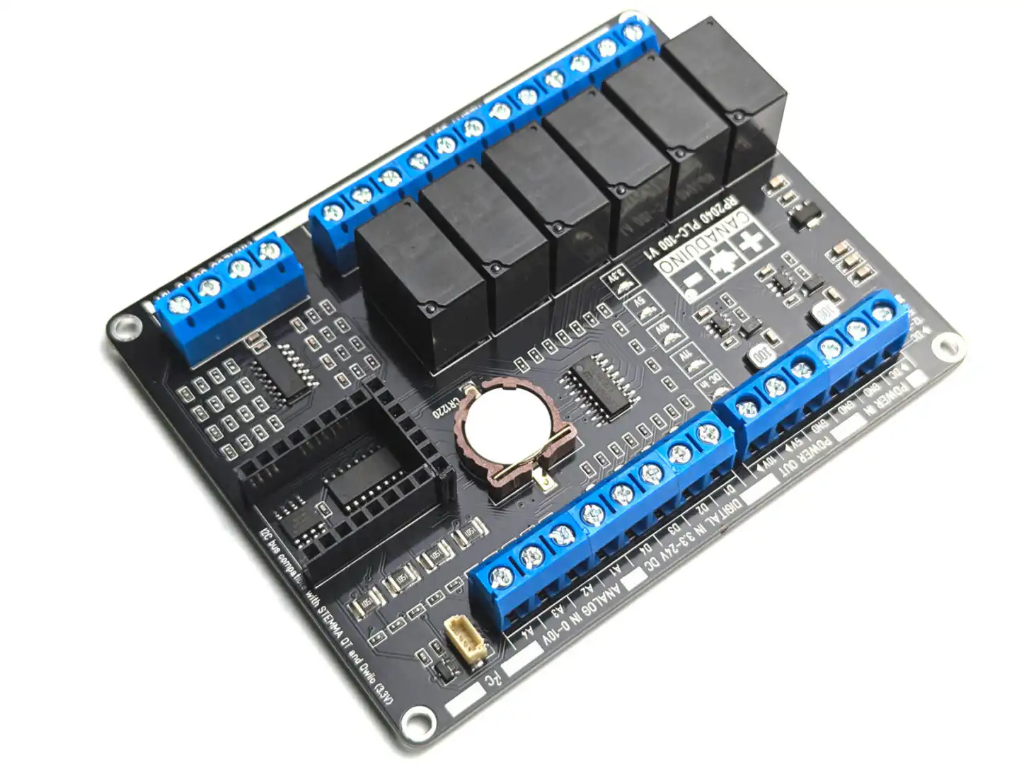 26948 | CANADUINO RP2040 PLC-100 V1 (for RP2040 Zero)