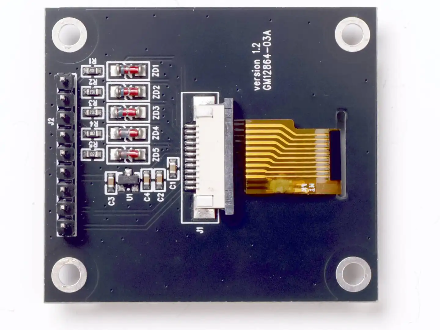 26954 | Graphic LCD GM12864 Black/White - SPI - ST7567 - 128x64 Pixel