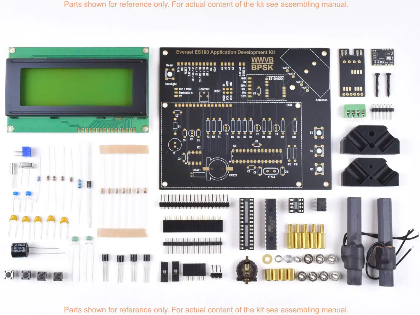 26522 | CANADUINO® EverSet ES100 ADK V2 Atomic Clock DIY kit for WWVB-BPSK
