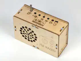 26952 | FM Radio Receiver DIY Kit (wood)