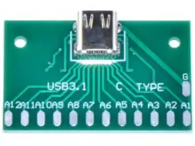 26541 | USB-C Breakout Board 24 Positions / Contacts
