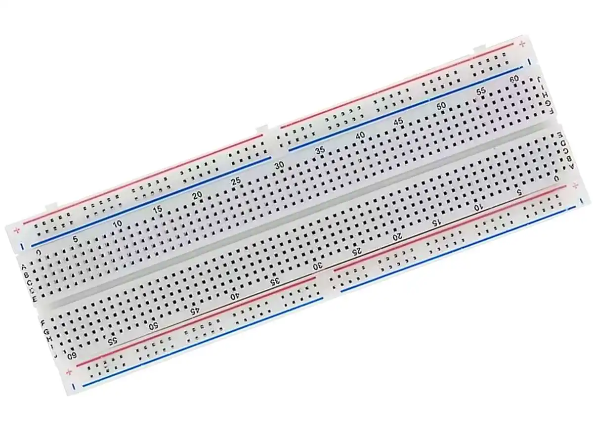 26059 | Large Solderless Breadboard 830 - Adhesive Back - Detachable Power Lanes