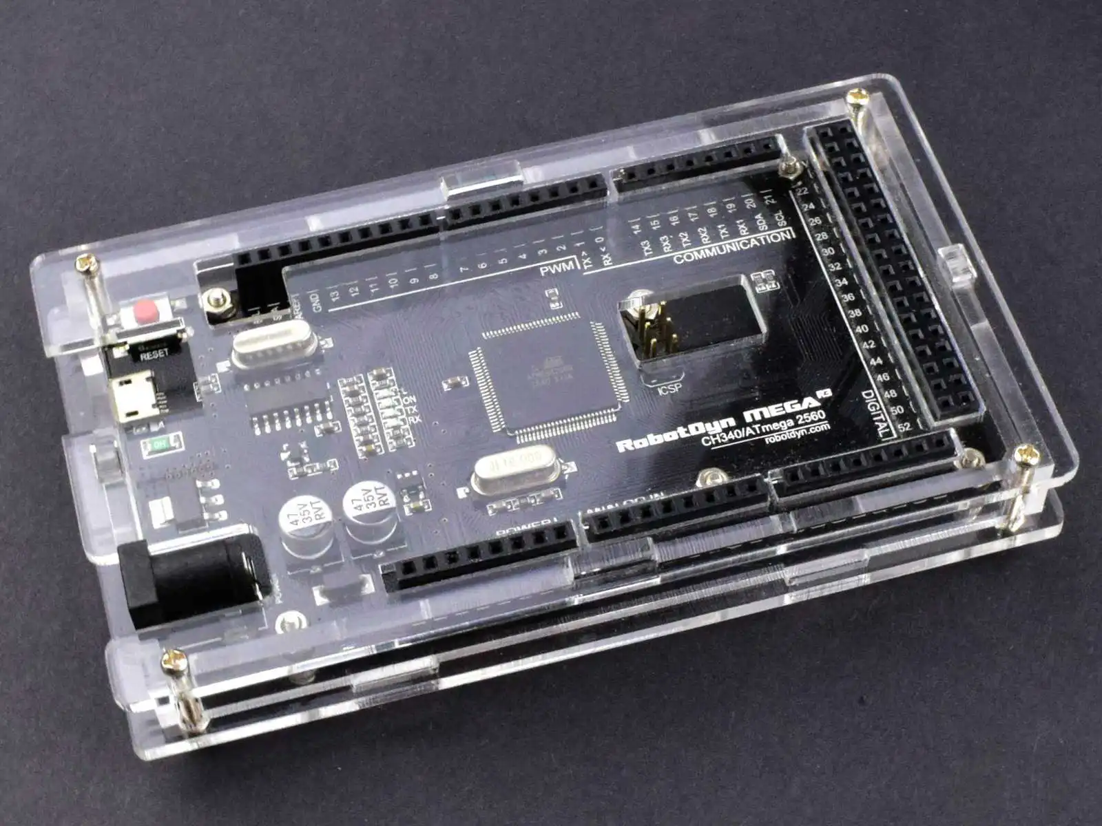 26138 | CANADUINO MEGA 2560 R3 Enclosure (acrylic)