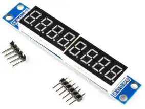 26254 | 8-digit serial LED 7-segment display MAX7219 - 9.5mm
