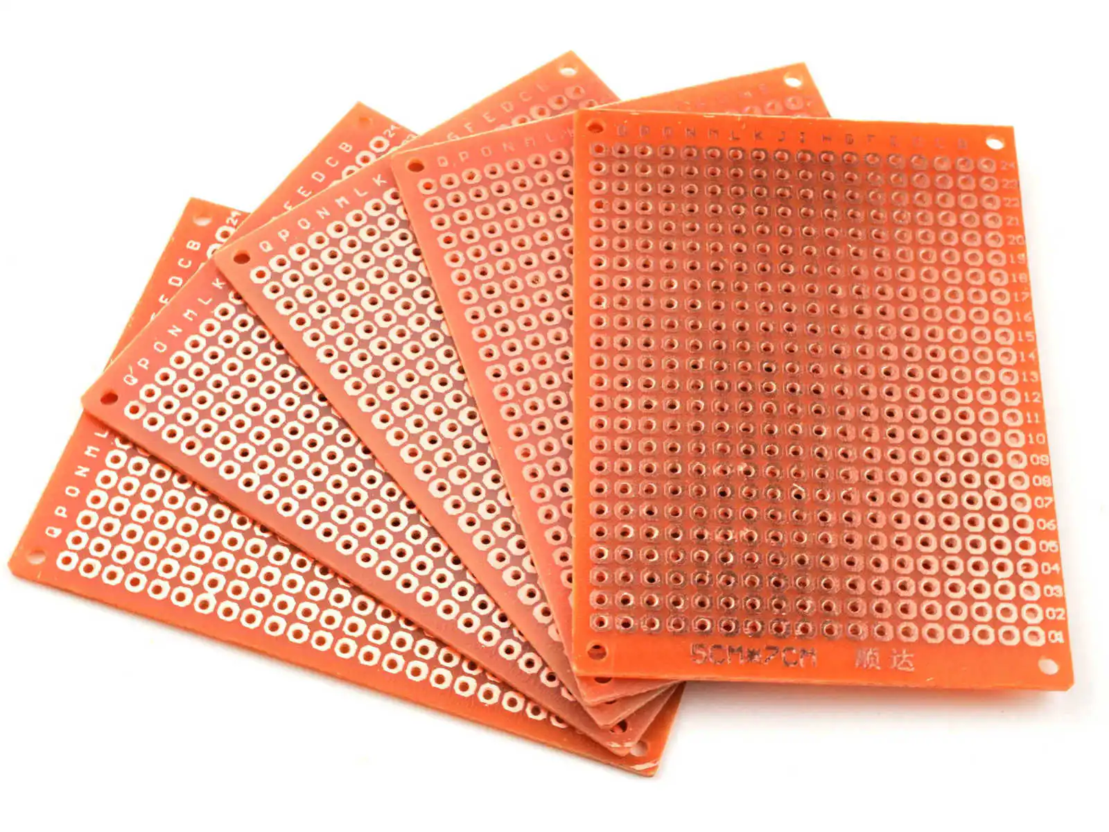 26097 | 5 pcs 50x70 mm Prototyping Perfboards