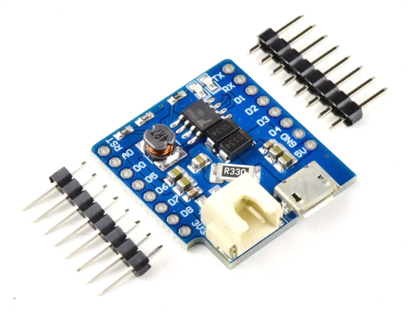 26214 | WEMOS D1 Mini Battery Shield V1.1.0 with 5V booster