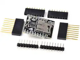 26262 | D1 Mini Data Logger Shield with DS1307 RTC and micro-SD slot
