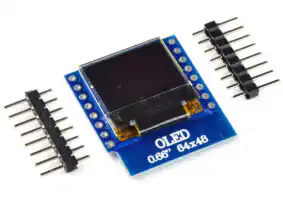 26230 | Wemos D1 Mini OLED Display 0.66 inch with 64 x 48 pixel