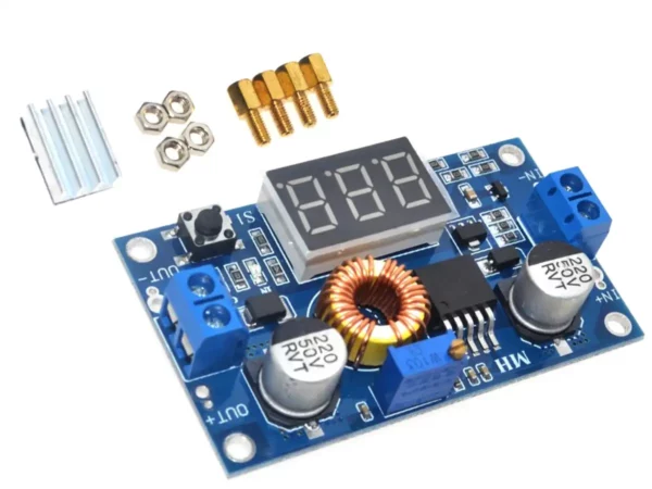 Adjustable DC-DC Switching Converter 5A 75W, LED Display