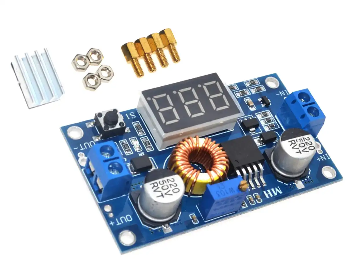 26141 | Adjustable DC-DC Switching Converter 5A 75W, LED Display