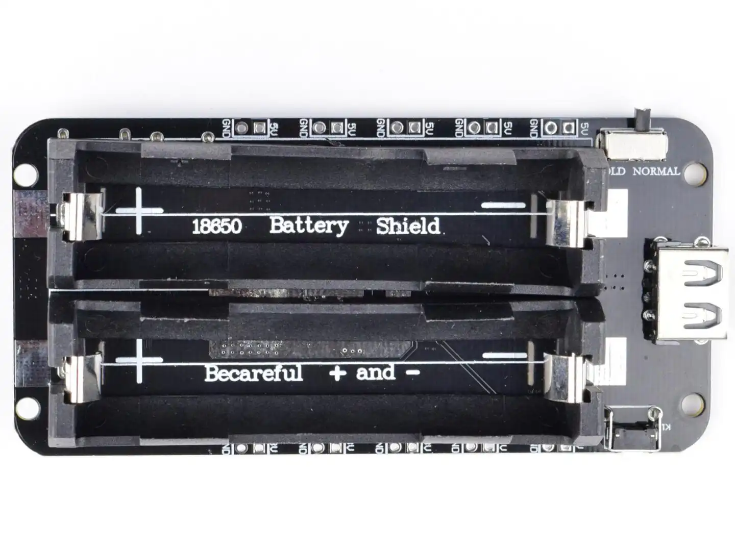 26510 | Dual 18650 Lithium Charger Booster 3V 5V for 2 x 18650