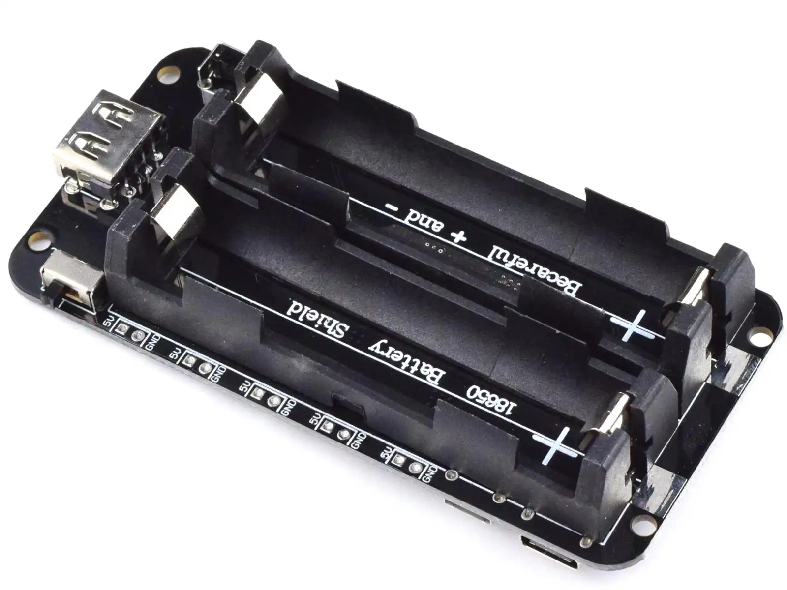 26510 | Dual 18650 Lithium Charger Booster 3V 5V for 2 x 18650