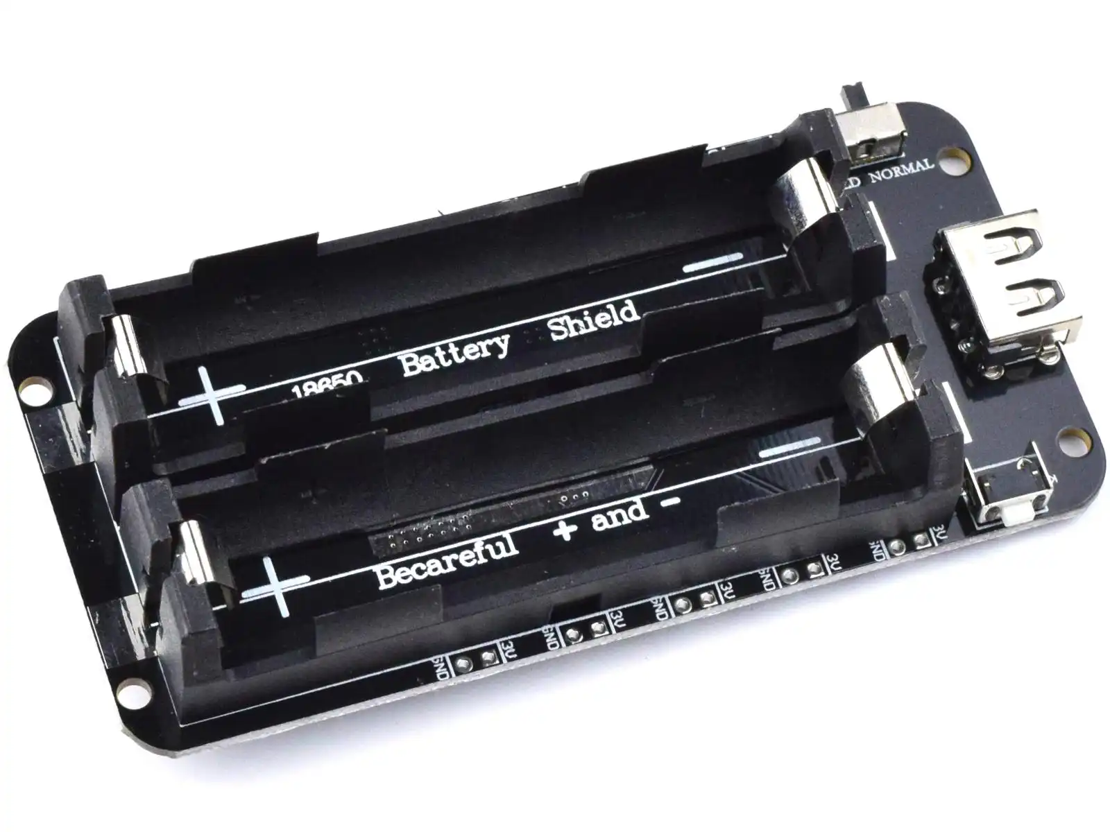 26510 | Dual 18650 Lithium Charger Booster 3V 5V for 2 x 18650