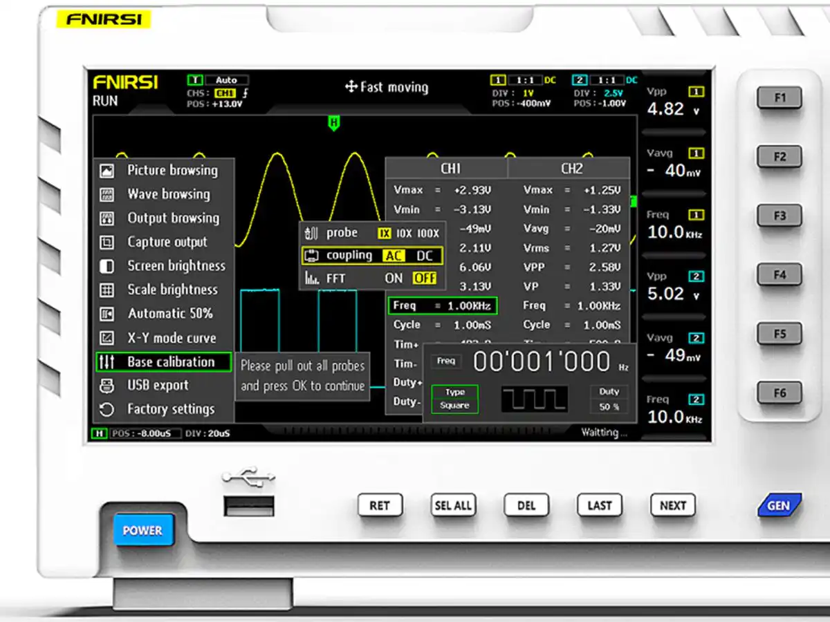 26596 | FNIRSI 1014D Digital Oscilloscope with Function Generator