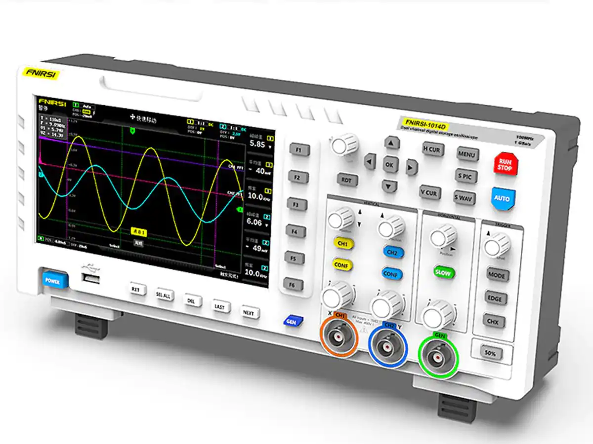 FNIRSI 1014D Digital Oscilloscope With Function Generator