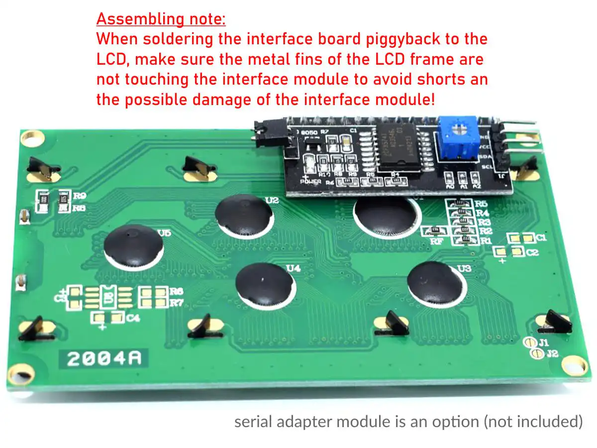 26619 | I2C interface for LCD module - PCF8574 (A)
