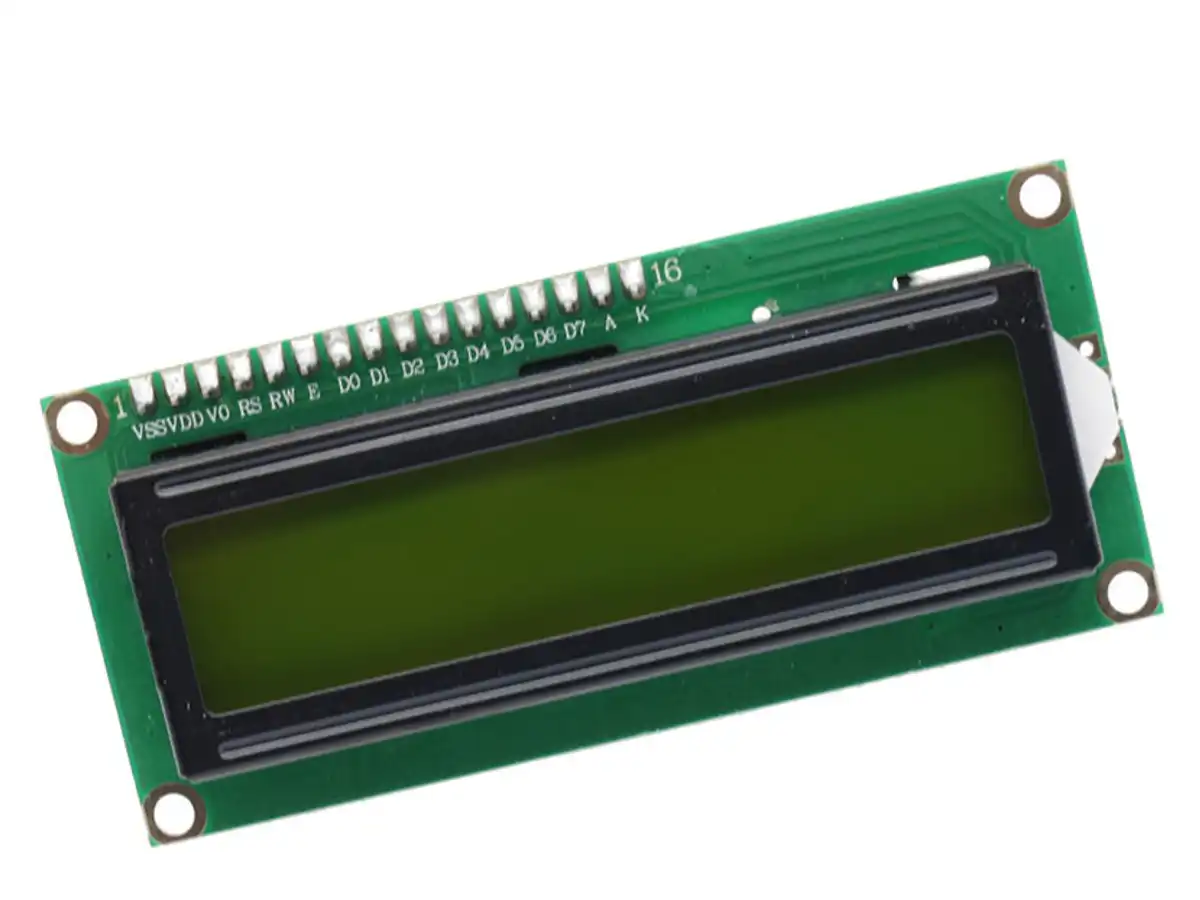Character LCD 1602 Green With Backlight 2x16
