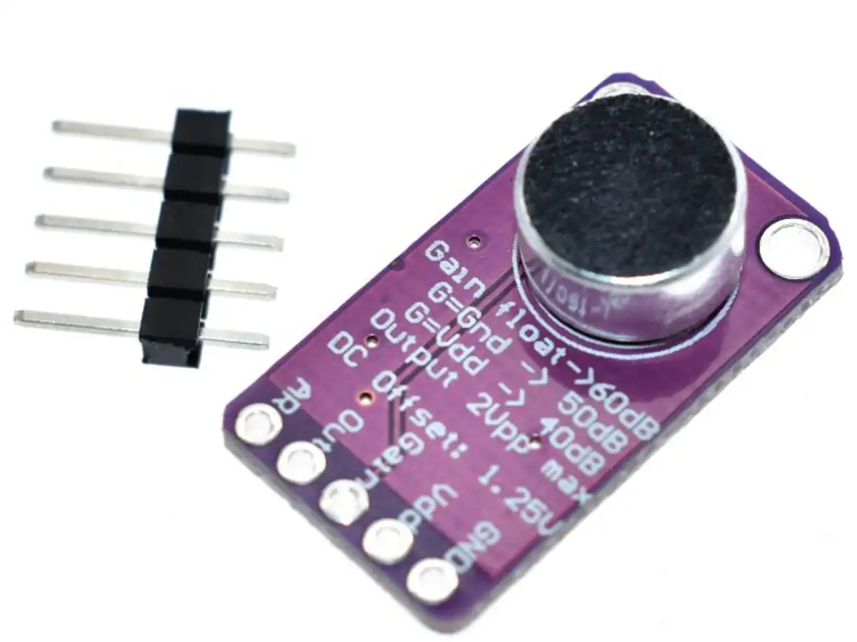 26371 | HiFi microphone module with MAX9814 amplifier