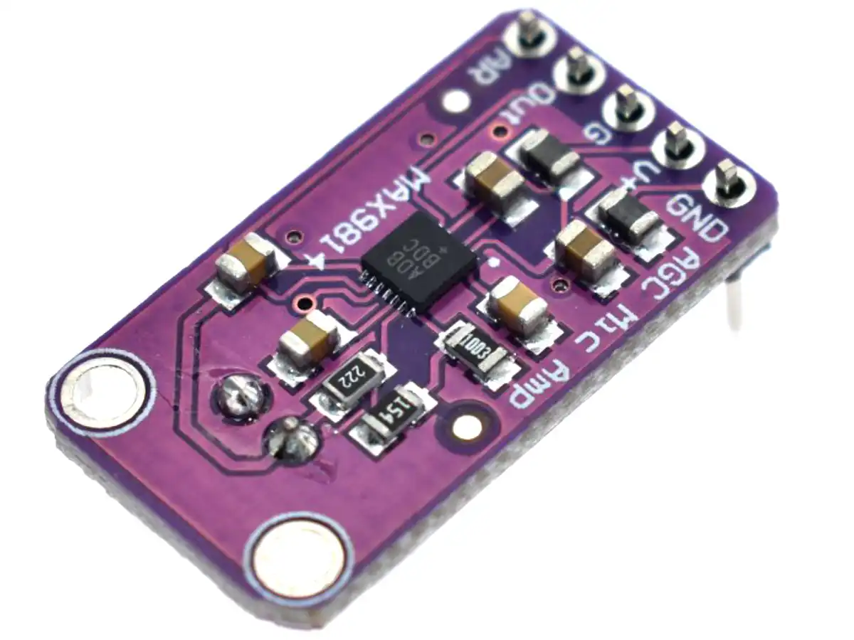 26371 | HiFi microphone module with MAX9814 amplifier