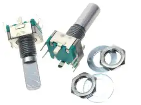 26400 | 2 x Rotary Encoder EC11B - Push Button - 7mm Thread