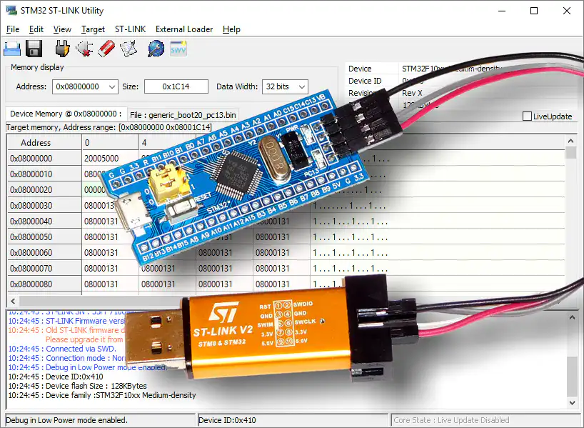 ST-LINK V2 USB Programmer - Debugger