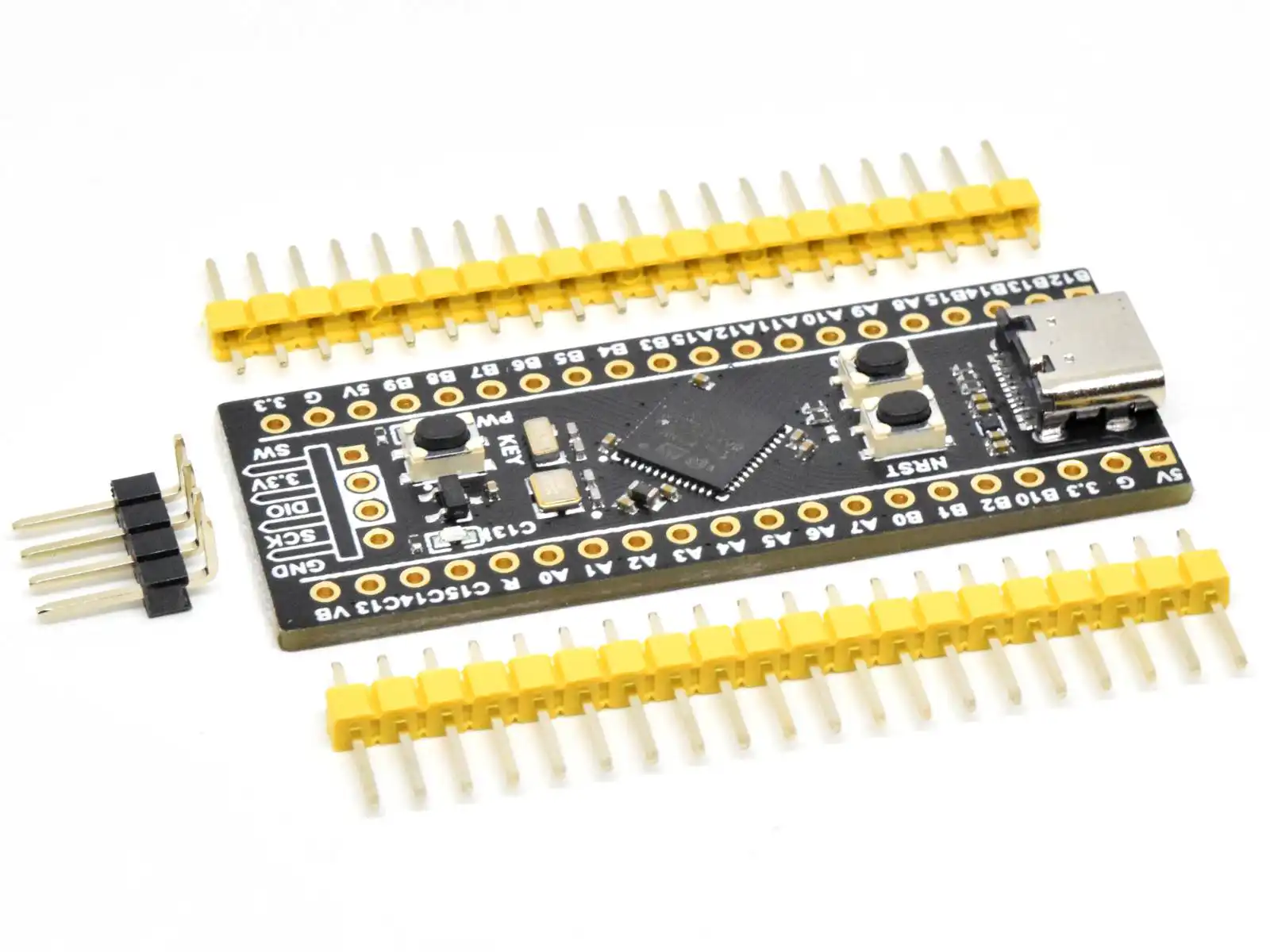 26472 | WeAct STM32F411CEU6 Black Pill V3.1 "Pro" 128M QSPI Flash