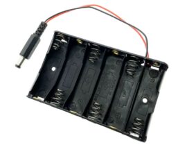 Battery Holder 6 x AA (9V) with 2.1/5.5mm DC Barrel Plug