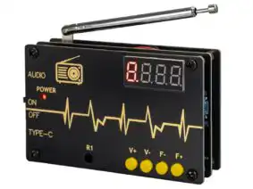 26978 | FM Stereo Radio DIY Kit with LED Display and Headphone Jack