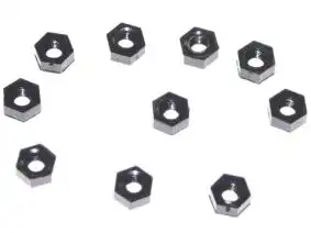 70045 | 10 pcs. M3 Nut - Plastic Mounting Hardware