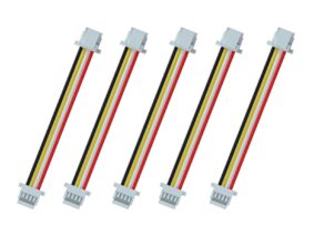 5 pcs JST-SH 1.0 4P cable 5cm
