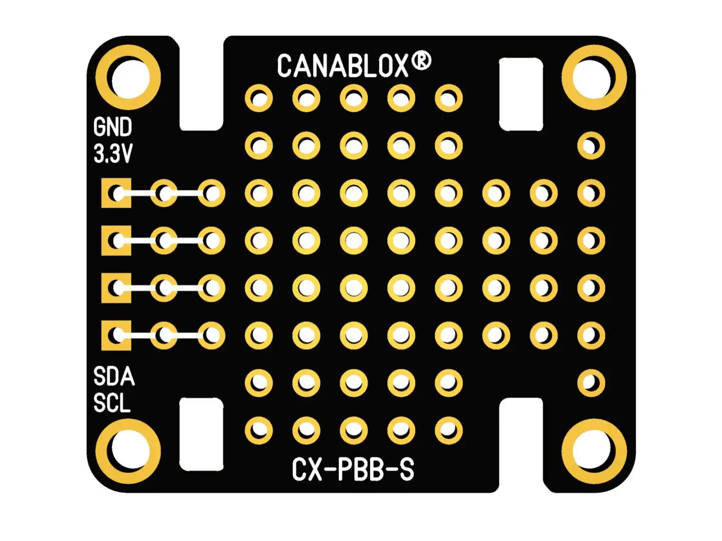CX-PBB-S | CANABLOX® Permanent Breadboard size 'S' (CX-PBB-S) Set of 2
