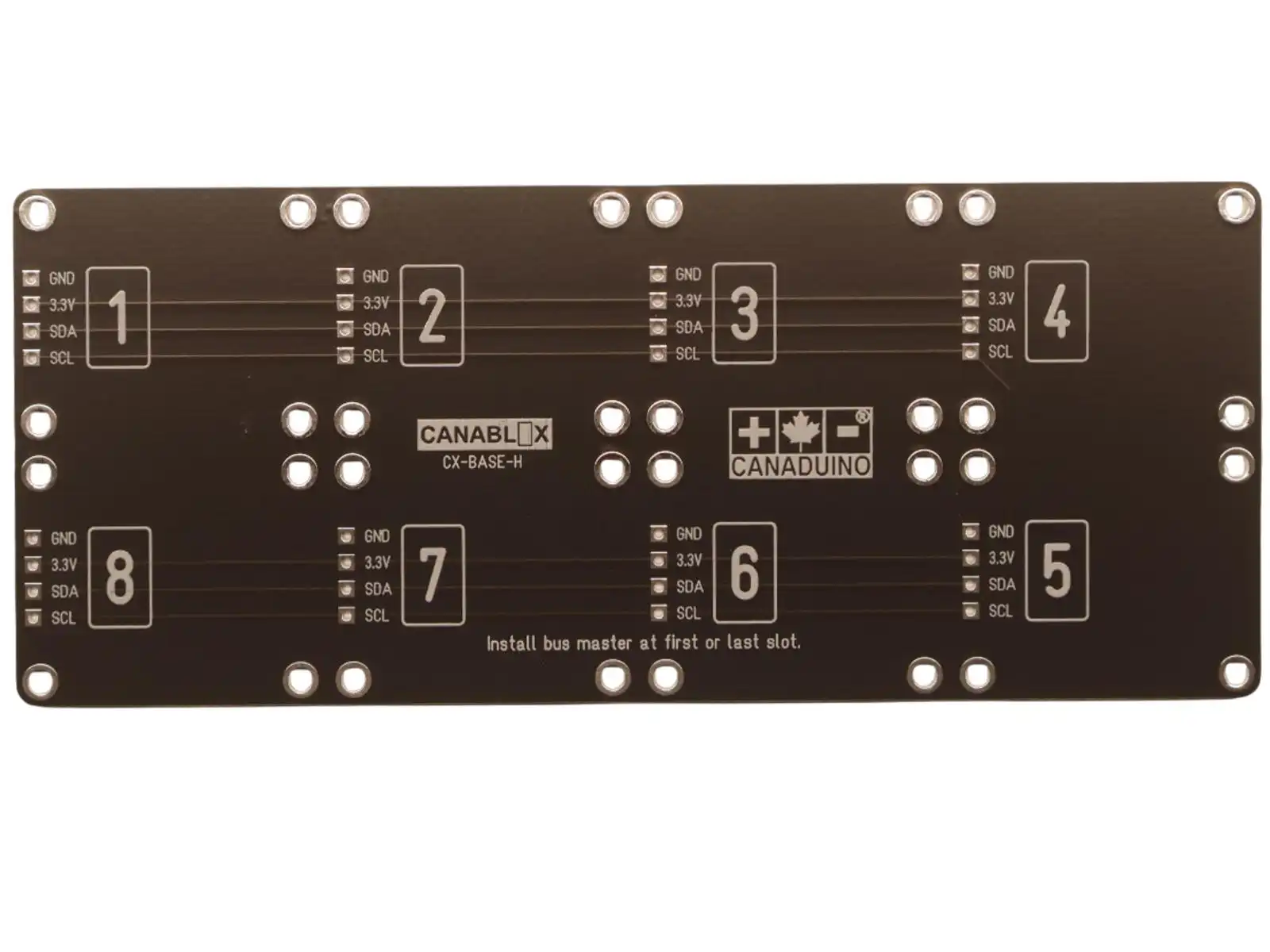 CX-BASE-H | CANABLOX® Base 'H' with 4x2 Module Slots (CX-BASE-H)