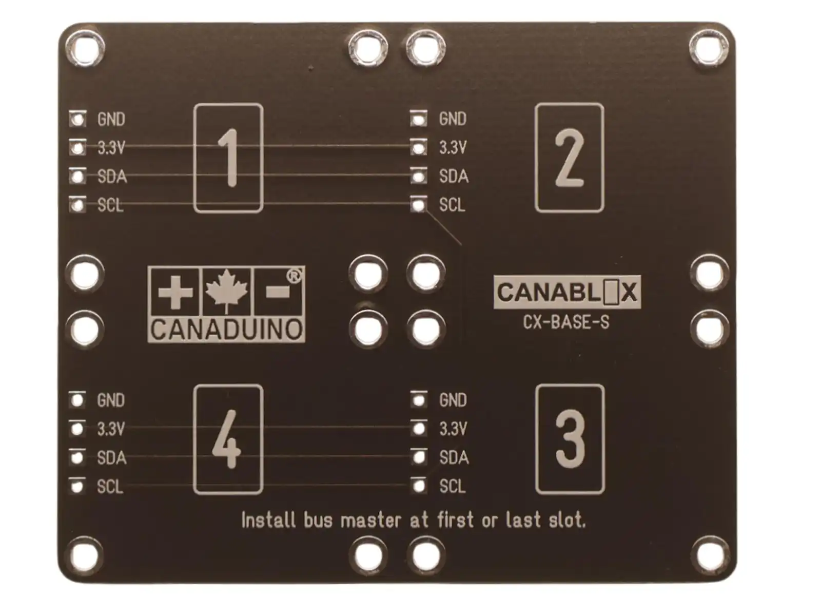 CX-BASE-S | CANABLOX® Base 'S' with 2x2 Module Slots (CX-BASE-S)